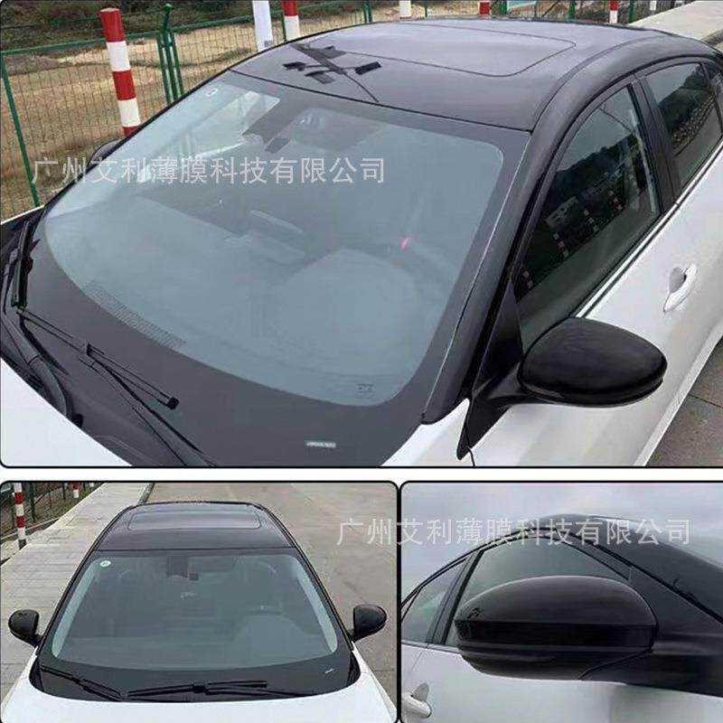 车顶膜汽车改色膜天窗膜高亮光黑顶膜窗顶膜仿全景天窗车顶保护膜