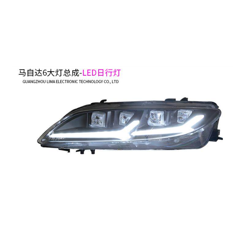 马/自达6大灯总成led大灯马六轿跑led日行灯尾灯改装配件