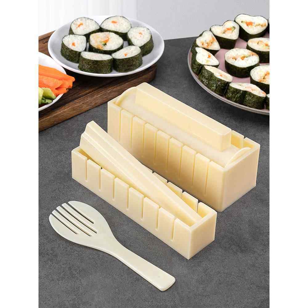 全套寿司模具制作工具，用于家庭制作和切割人工制品集海藻模型饭