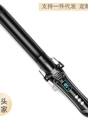 新款陶瓷釉烫卷发棒大卷小卷梨花头卷发器电卷棒烫发蛋卷头液晶屏