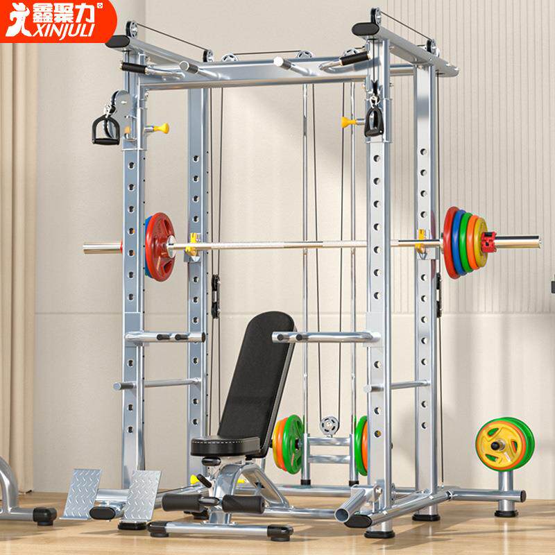 家用龙门架小飞鸟综合训练器健身器材套装组合室内器械商用深蹲架