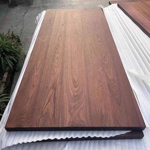南北美FAS级黑胡桃面木桌实木直拼板升板降桌台见详情面大餐桌书