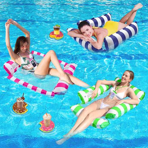 Inflatable Pool Float Adult 4-in-1 Multi-Purpose Float Rafts