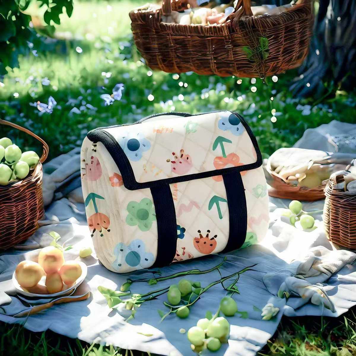 新款野餐垫户外露营野餐坐垫公园春游防潮垫防水野餐垫沙滩露营垫