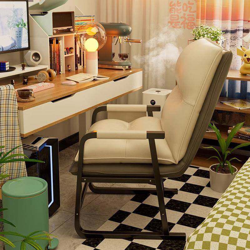 电脑椅服坐电竞椅可调节学习舒PIJ办公沙发靠背会椅议宿舍学生久