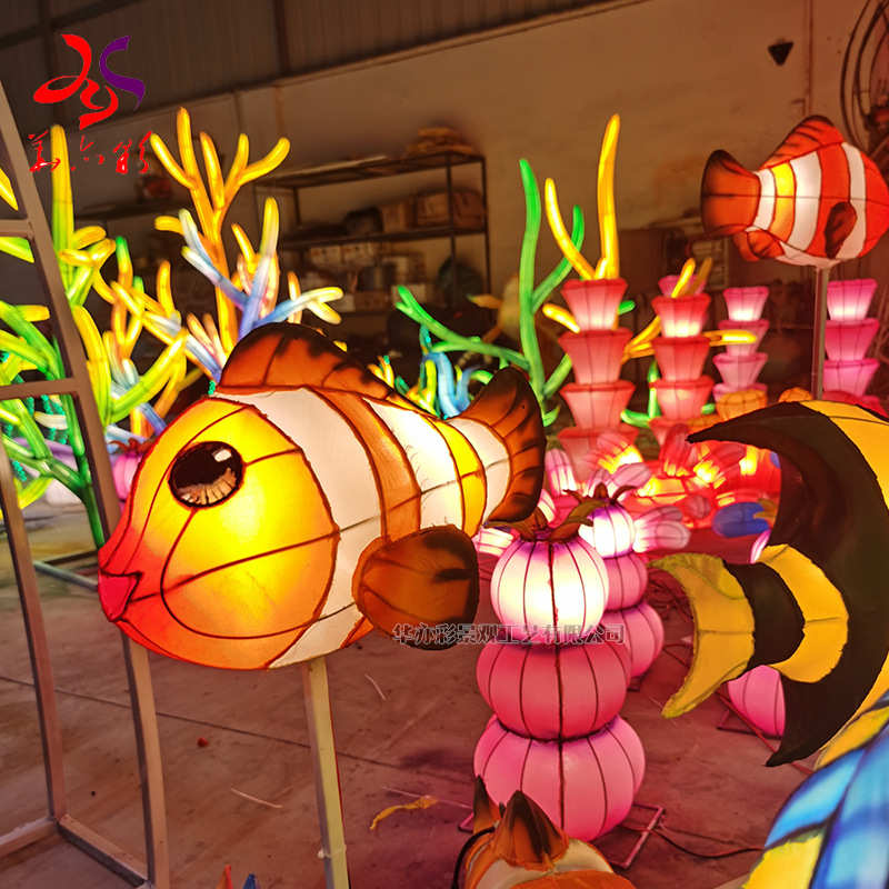 灯笼造型花灯制作手工灯笼通道亮化灯光批发光影户外立体创意