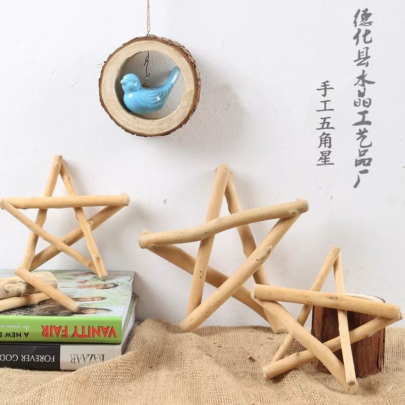 幼儿园手工diy创意制作干树枝漂流木班级自然区角域环创布置材料