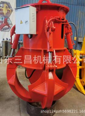厂家供应挖机废钢爪子四瓣废铁抓铁器360°旋转抓石器行车抓