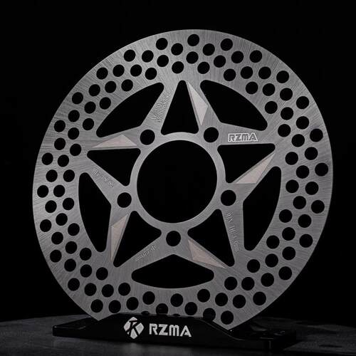 瑞祖玛220/245一体碟煞盘五孔改装极核AE4 AE8前煞车盘对四卡钳
