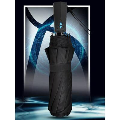 A5L全自动纳米伞伞不雨伞一甩即干拒水伞防水湿黑胶太阳伞反向伞