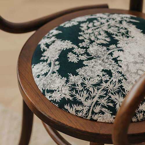 原宿林TON30号扶手椅法式复古实木餐椅家用凳子靠背椅子咖啡店