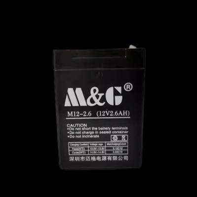 M&G迈格蓄电池M12-2.2防火卷帘闸门12V1.3AH2.2AH2.6AH医疗门禁安