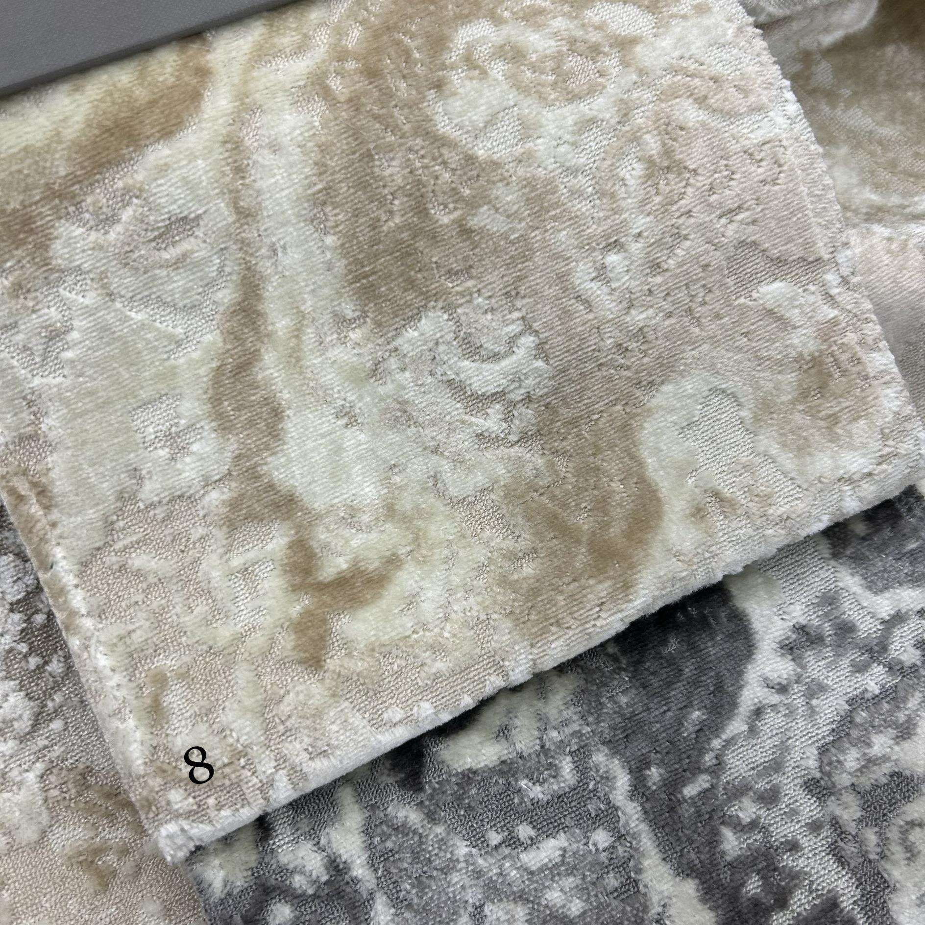 绒布仿割绒抽象大理石纹理复合沙发布家具布软装抱枕布