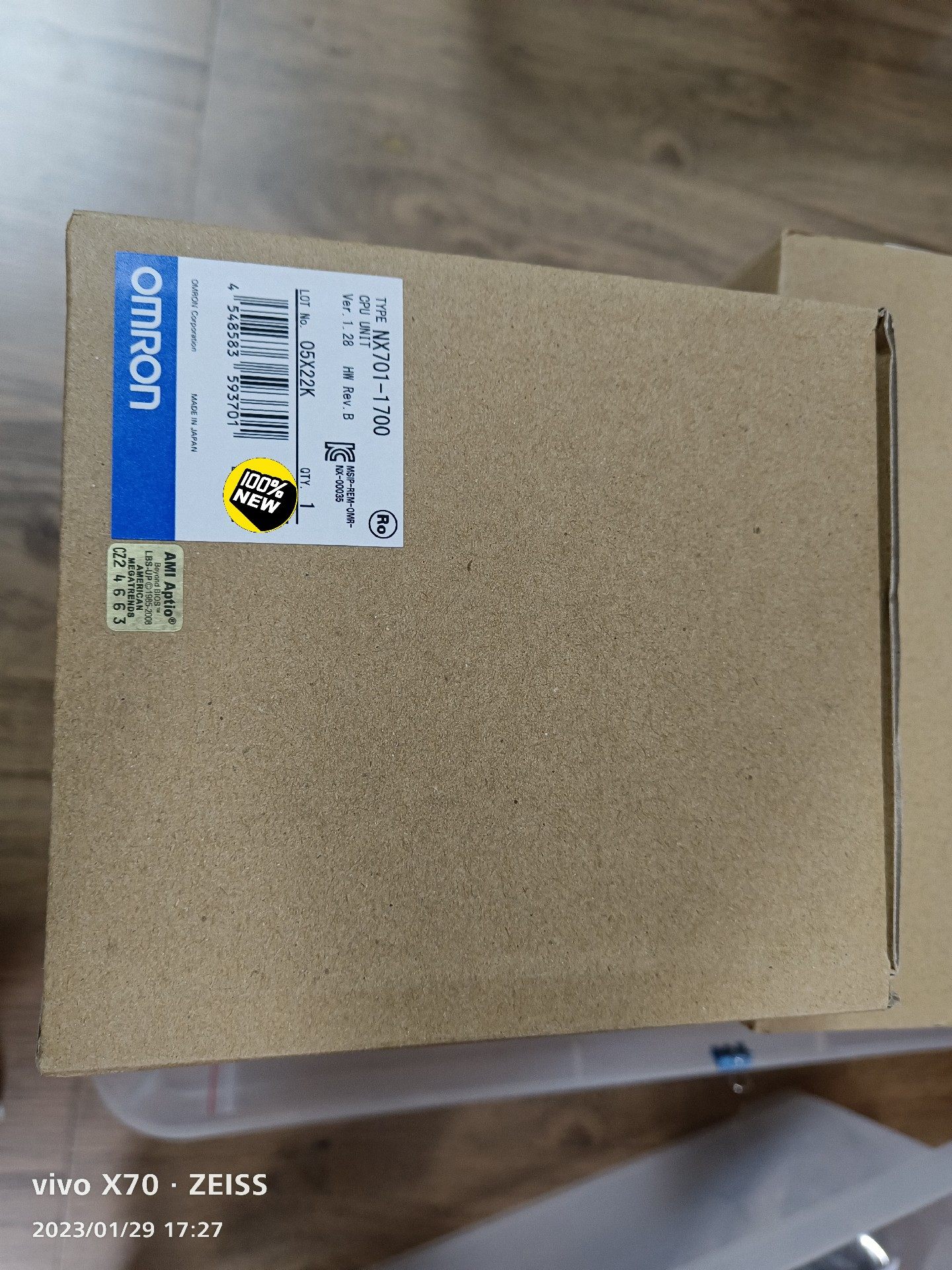 欧姆龙CPU模块 NX701-1700 全新原装正品