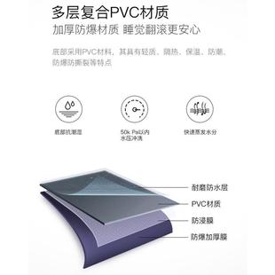 充气床垫子户外休闲气垫折叠单双人加厚PVC植绒家用配电泵