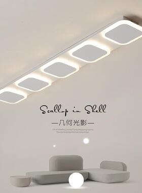 新款阳台长条走廊过道北欧简约通道门前入户玄关衣帽间led吸顶灯