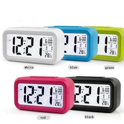 Electric Desktop Table Clock Electronic Alarm Digital Big LE