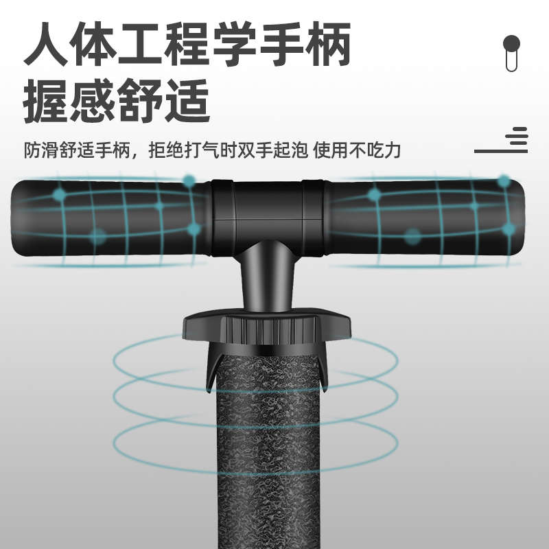 高压打气筒简自行车汽车便携家用专多功能加粗管子老式手动充气泵