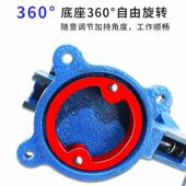 重型台虎钳平口钳多功能工业级台虎夹钳虎钳台精密平口钳桌虎台钳