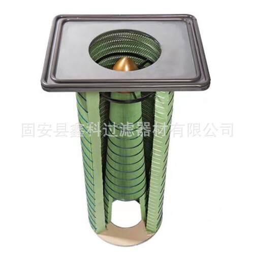 法兰式 方形卡盘式除尘滤筒 喷砂机抛丸机 粉尘回收滤筒