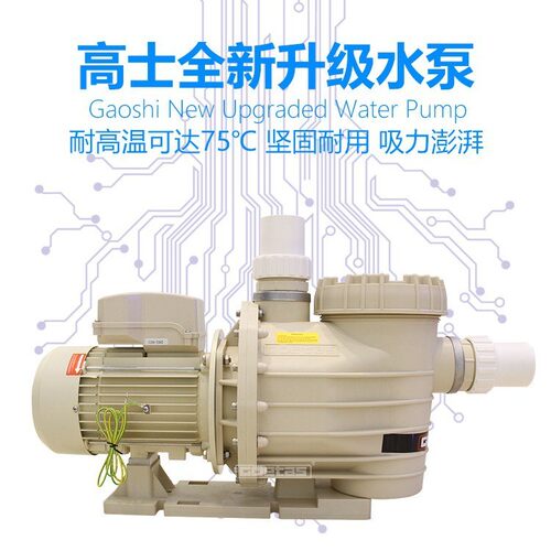 swimming pool 泳池设备 高士循环水泵 按摩池泵 高温水泵