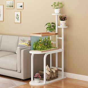 客厅沙发边几铁艺装饰架置物架边柜床边小桌子花架子室内家用房间