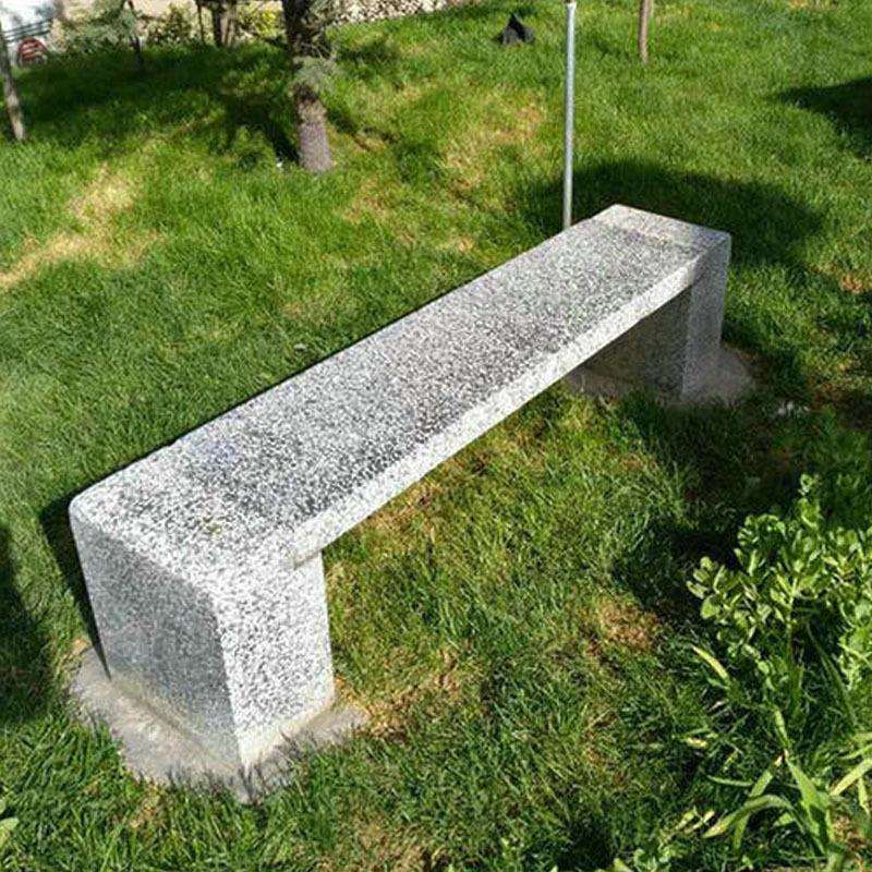 货源厂家直供石条长凳天然花岗岩圆桌 公园街道两旁休憩石条凳子