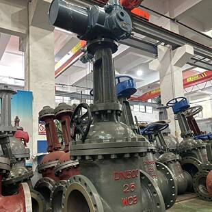 一体式 100IDN350耐温540度 电动焊接闸阀15CrMoG铬钼钢Z962Y