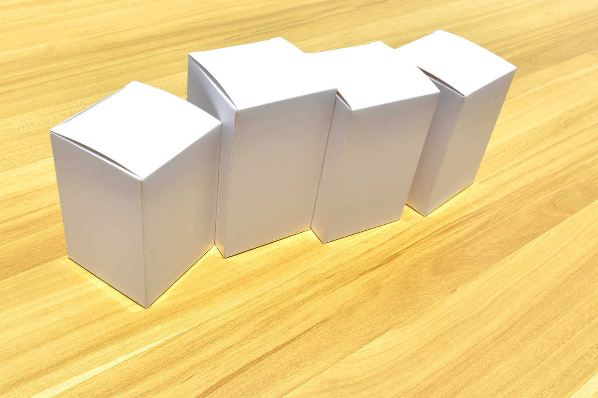 картон 小尺寸现货白卡纸盒21x21x121mm通用现货白卡盒包装盒空白纸盒