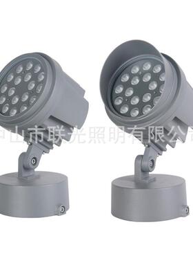 LED投光灯RGB七彩照树灯室外公园户外射灯庭院草坪插地防水投射灯
