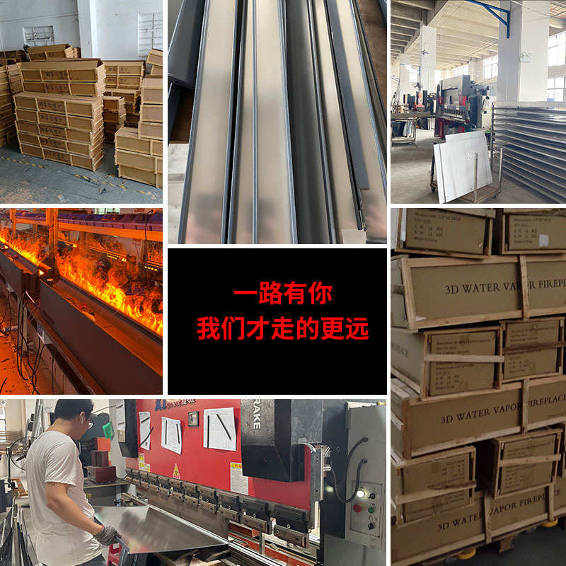 3D雾化壁炉加湿器家用仿真火焰网红电子壁炉装饰假火焰客厅加湿器