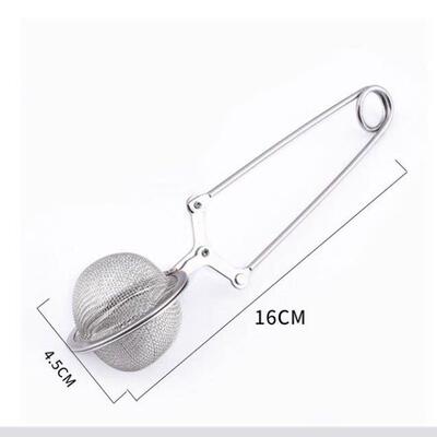 Tea Ball Infuser Filter Diffuser Stainless Steel Chain Handl
