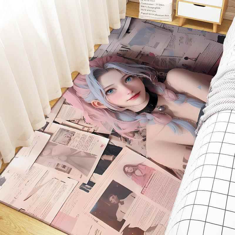 新品英雄联盟金克丝地垫