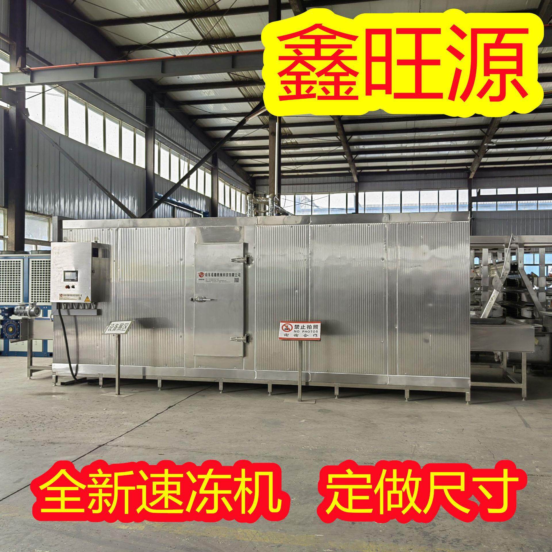 海鲜鱼虾，蚕蛹速冻加工流水线 果蔬加工急冻机 隧道速冻机
