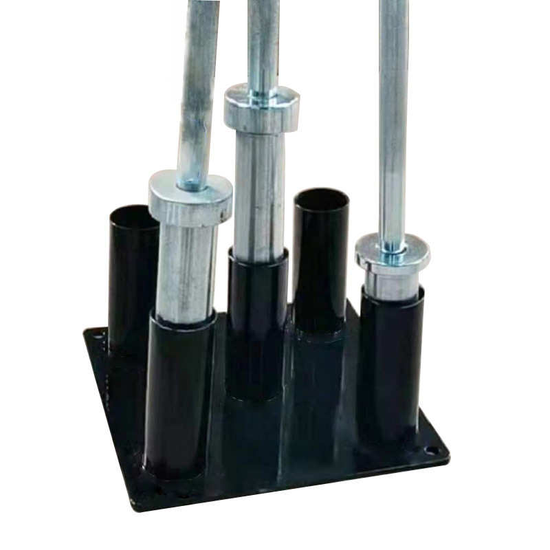 杠铃杆九孔储存架奥杆架健身房家用商用杠铃收纳架健身房器材