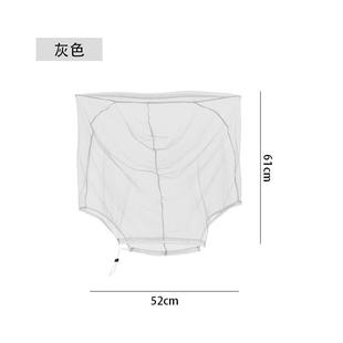 户外钓鱼防蚊虫网头套面罩网纱帽遮脸速干网布大檐帽子面纱