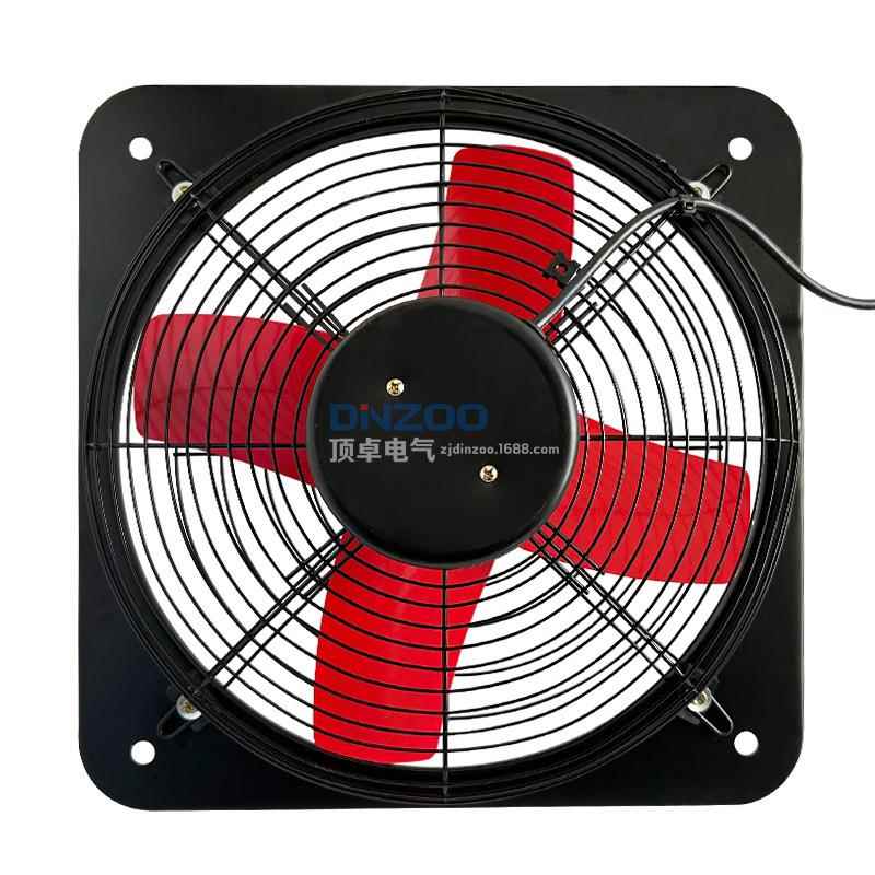 F带-30方形工业排风扇A1寸厂房通风589换气扇220V2前后防护网