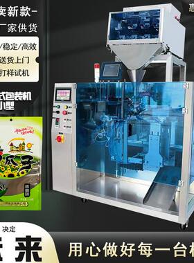 预制袋瓜子称重给袋机惠俐HL-330A水平给袋机小型给袋式包装机