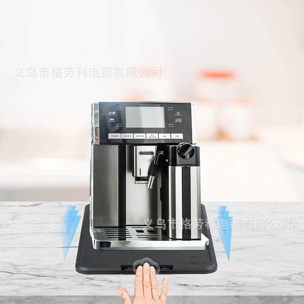 咖啡机滑动托盘支架厨房电器移动辅助板 台面滑动搅拌机支架 半自