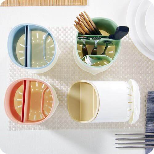 chopsticks holder draining rack plastic ecofriend spoon box