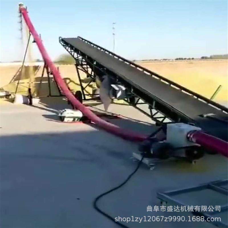 软管小型输送机养殖场上料吸粮机输送机