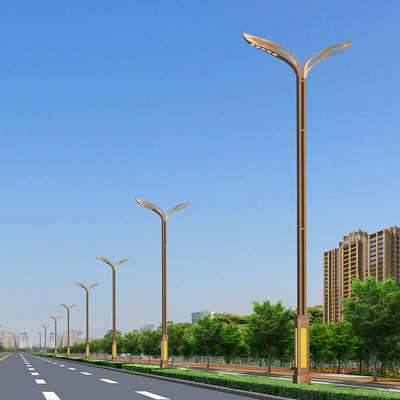 厂家批发双臂路灯6810MLED道路照明灯市政工程亮化市电路灯厂家