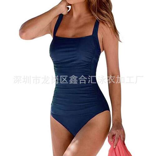 Swimsuit one-piece swimsuit shoulder strap women's