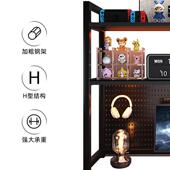 办公室桌面多层整理架小架子简易书架小型铁艺置物架书桌上收纳架