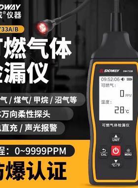 深达威可燃气体检测仪SW-733A/SW-733B/SW-733GS可燃气体检漏仪
