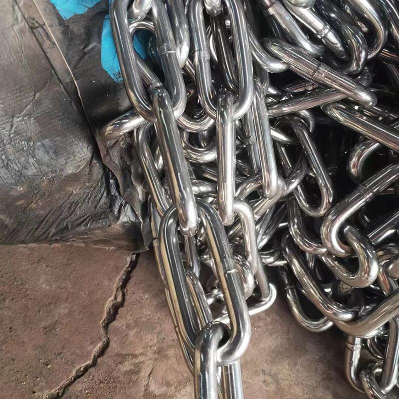 304不锈钢链条船用锚链矿用吊装工业起重用 不锈钢锚链链条厂家