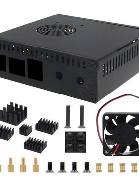 香橙派Orange Pi 5/5B金属外壳N506支持安装风扇双重散热