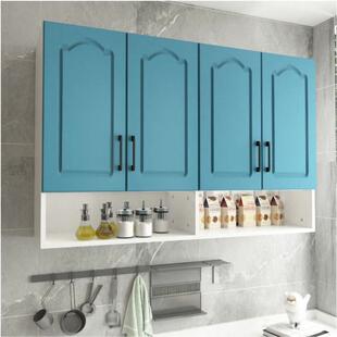 厨房吊柜墙柜壁客厅储物柜家用橱柜挂式 收柜阳台置863墙物架纳可