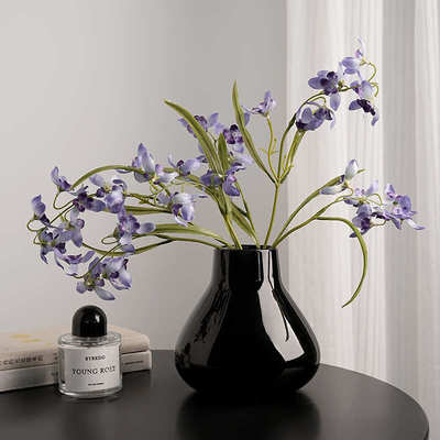 高级轻伴插花花瓶装饰品陶瓷贝汉感水培美奢摆件礼客厅家居手阳台