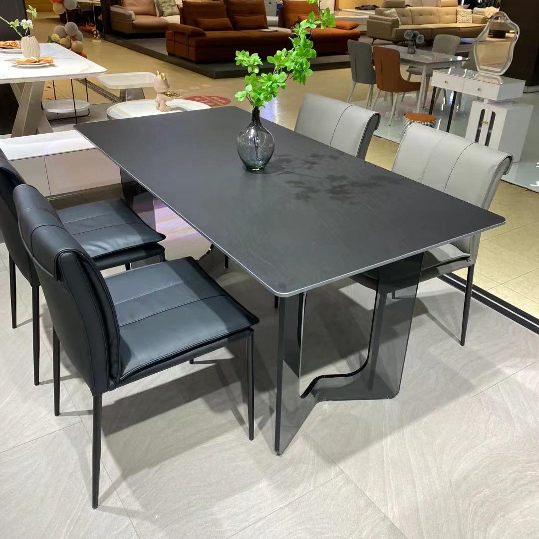 意式餐椅酒店餐厅轻奢靠背椅子 现代简约家用客厅软包高级感餐椅